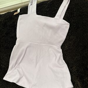 PINK Victoria’s Secret Lavender XL Rib Square Neck Active Sleeveless Dress VS